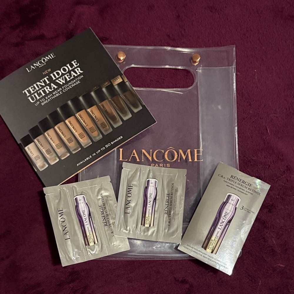 Lancôme Discovery Sample Set with Clear Bag